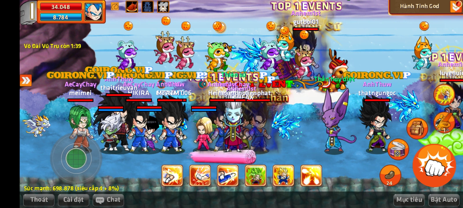 Admin Game cần cập Nhật nhiều hơn